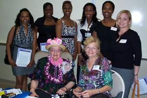 Students meet internationally recognized nursing theorist Madeleine Leininger