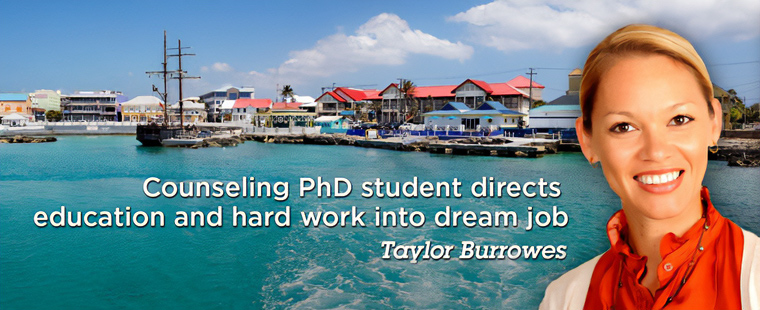 Hard work pays off for counseling PhD student