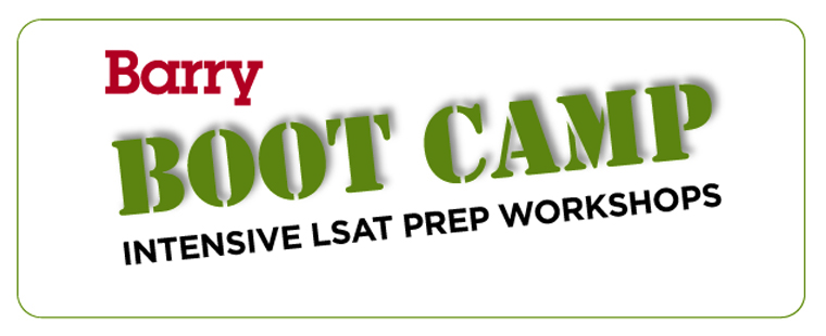 "Barry Boot Camp" LSAT Prep Starts November 1