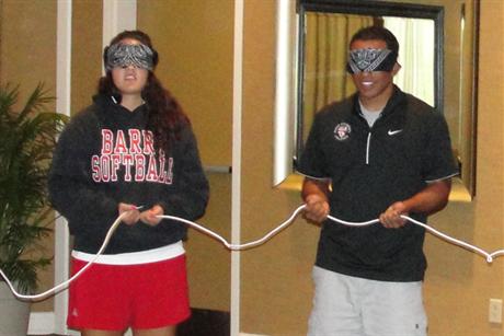 Mackin and Holness Represent Barry At SAAC E.L.I.T.E. Weekend