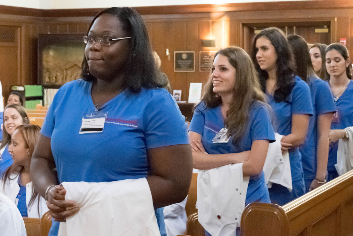 Undergraduate nursing program celebrates White Coat Ceremony
